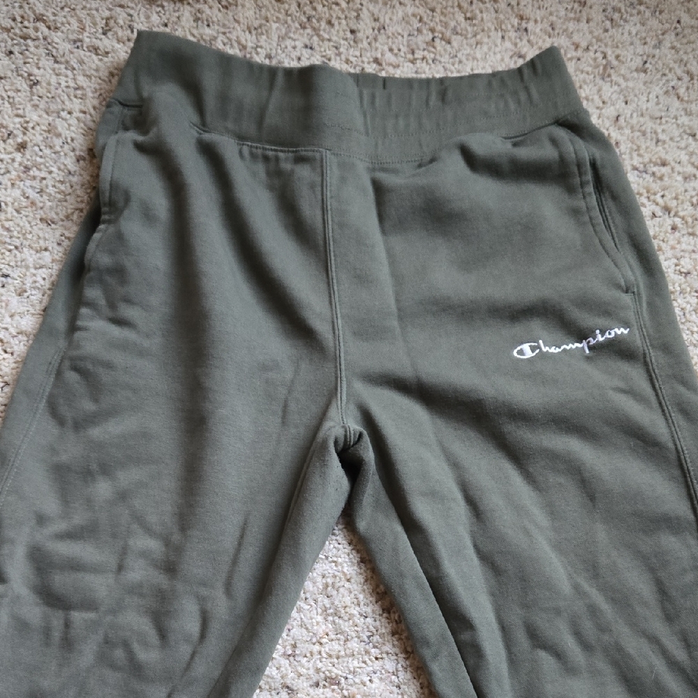 Champion Mens Forest Green Sweatpants